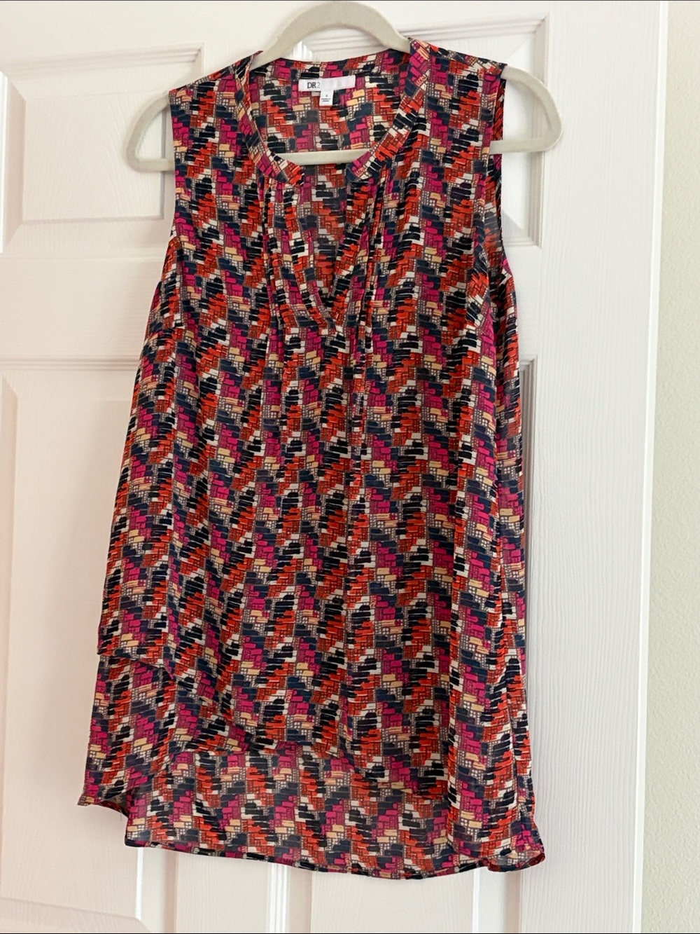 DR2 Multicolor Zigzag-Print Sleeveless Camisole